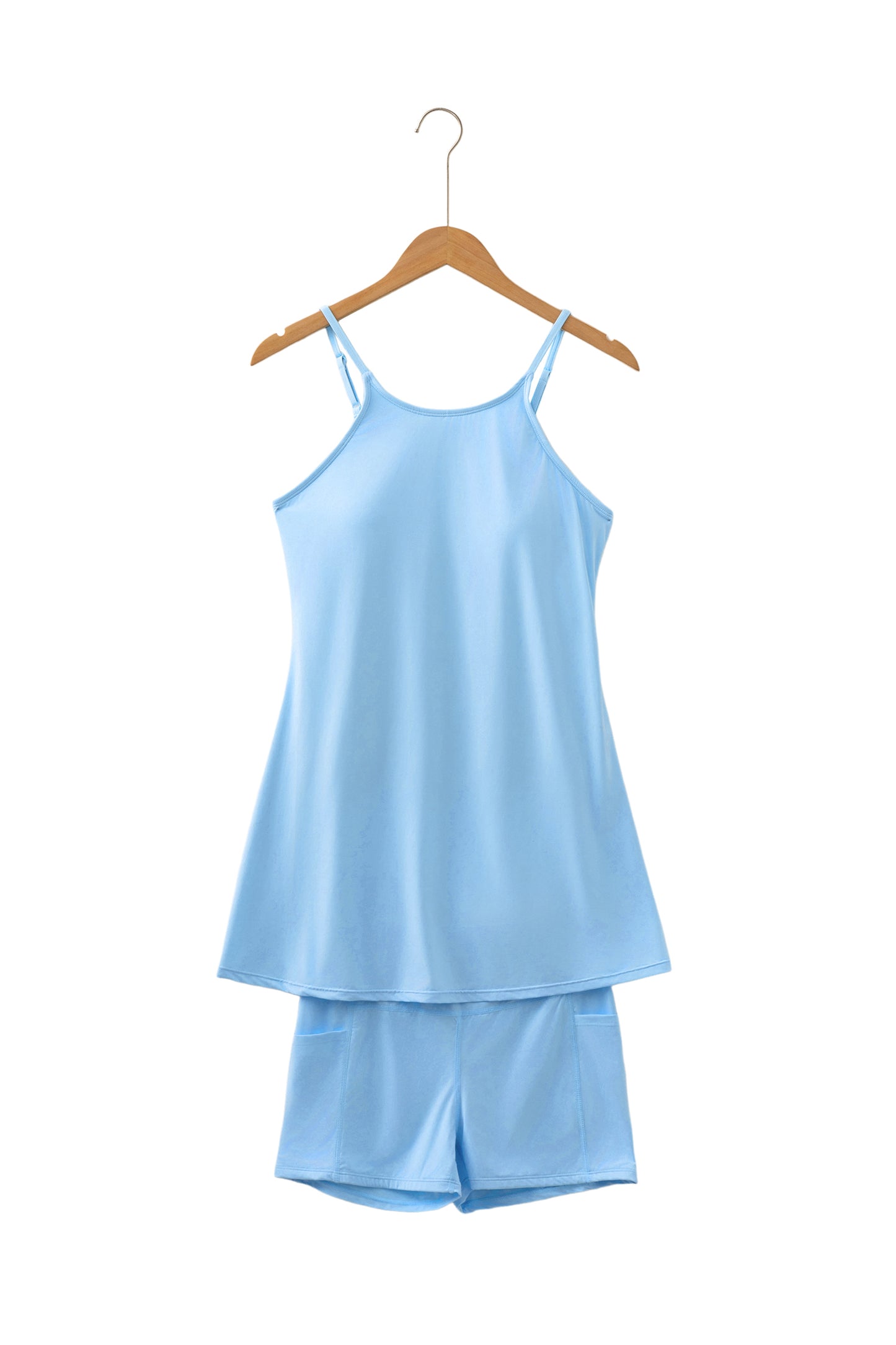 The Ultimate Two-Piece — Tunic Tank Dress & Athletic Shorts Set
