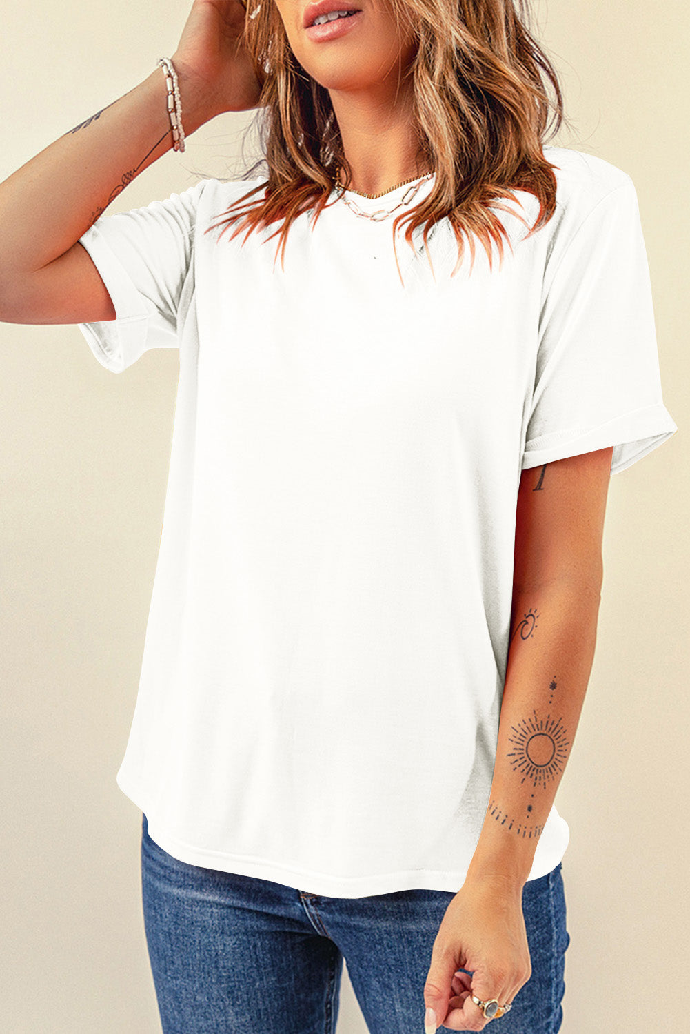 Must-Have Classic Crew Neck Tee