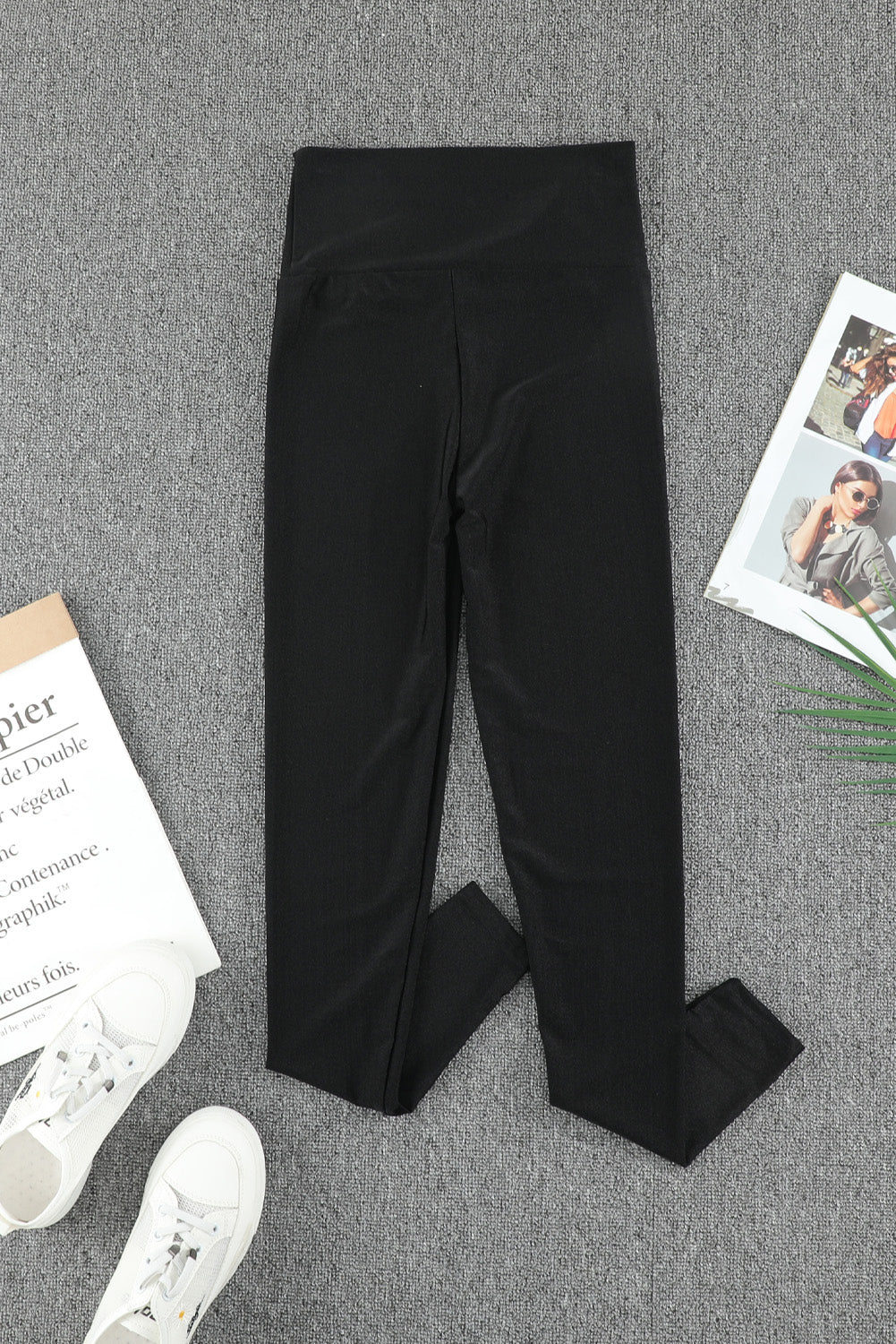 Dearlove Black High Rise Tight Leggings with Waist Cincher