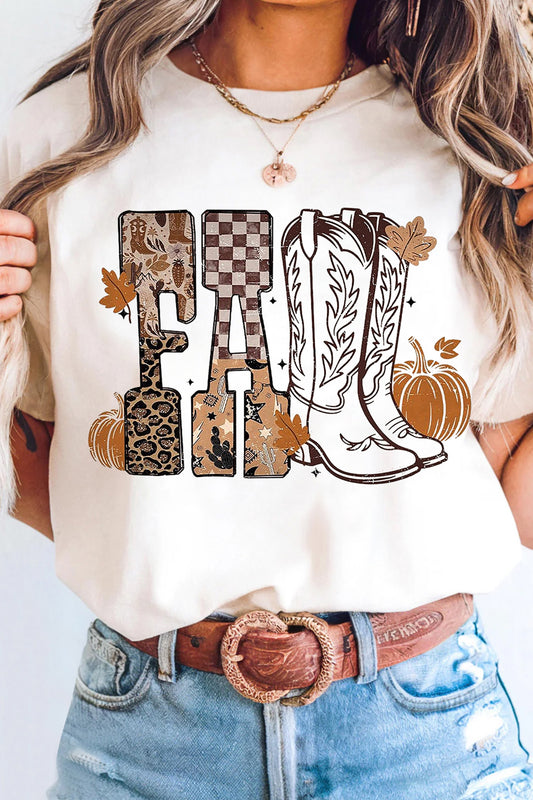 FALL | Western Print Graphic Tee