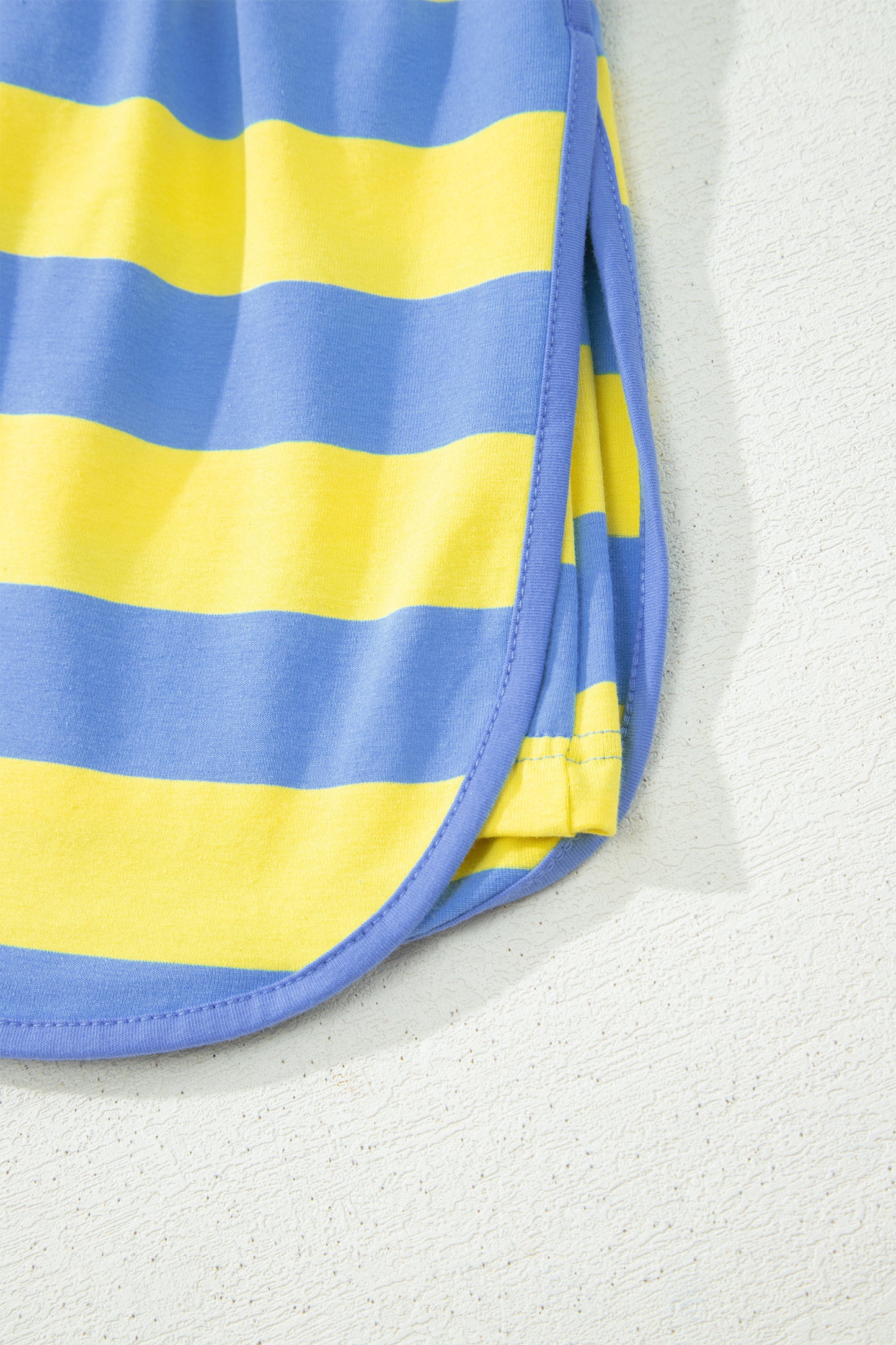 The Pretty Athletic Moment — Stripe Dolman Tee & Drawstring Skort Set