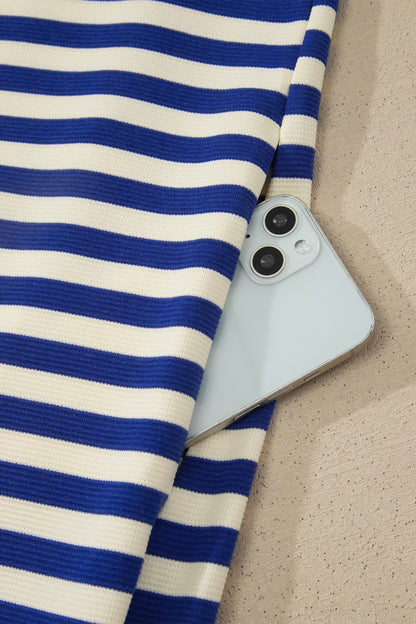 Sloane Striped Colorblock Shift Dress