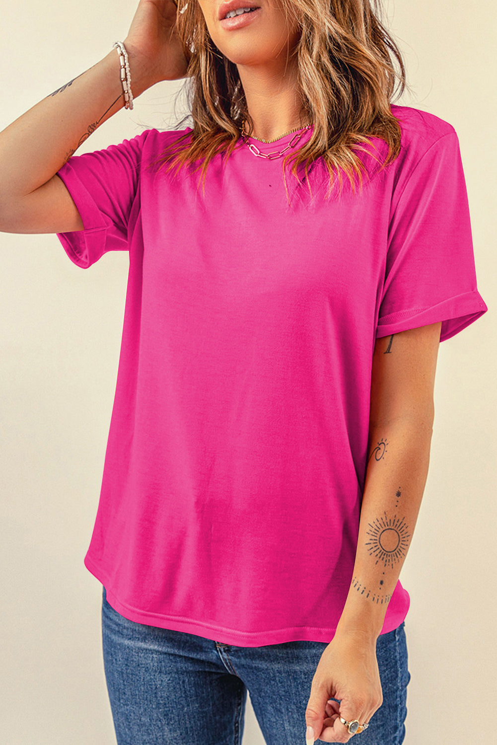 Must-Have Classic Crew Neck Tee