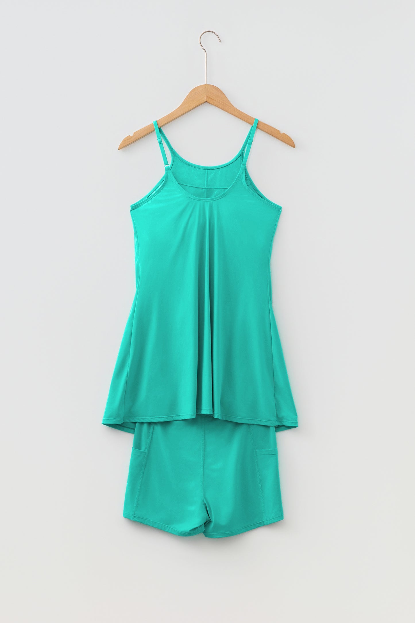 The Ultimate Two-Piece — Tunic Tank Dress & Athletic Shorts Set