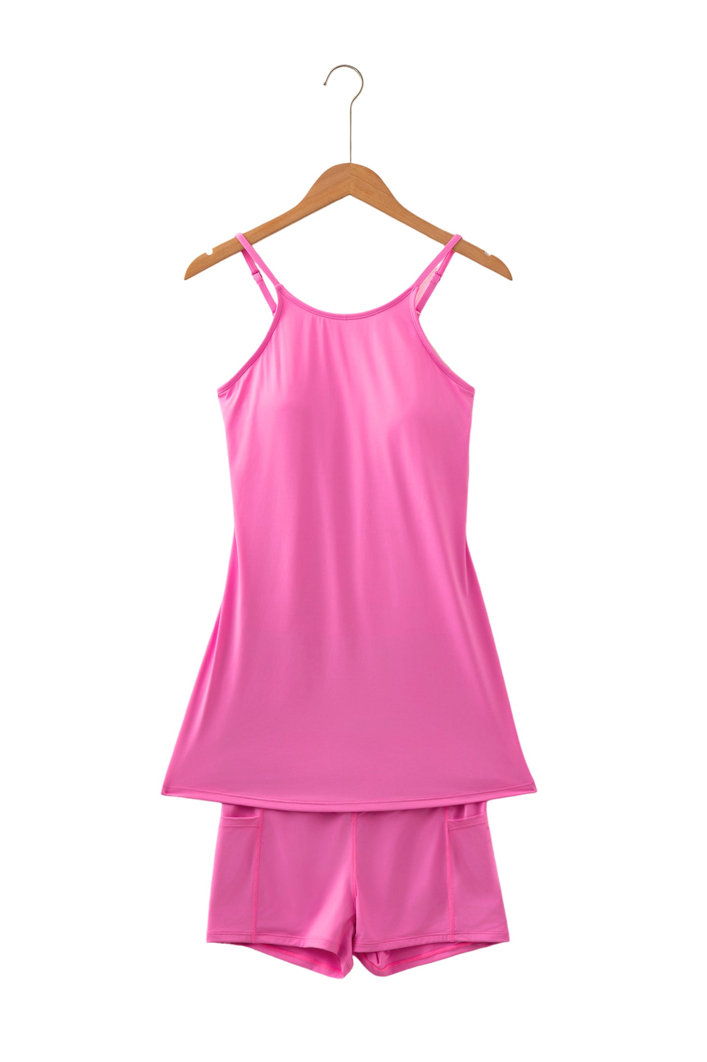 The Ultimate Two-Piece — Tunic Tank Dress & Athletic Shorts Set