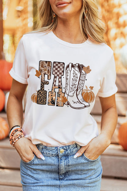 FALL | Western Print Graphic Tee
