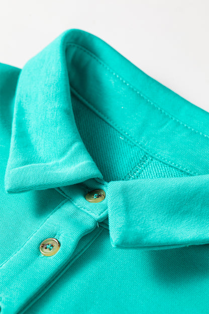 The Sea Green Dream — Relaxed Fit Polo Dress That Does It ALL!
