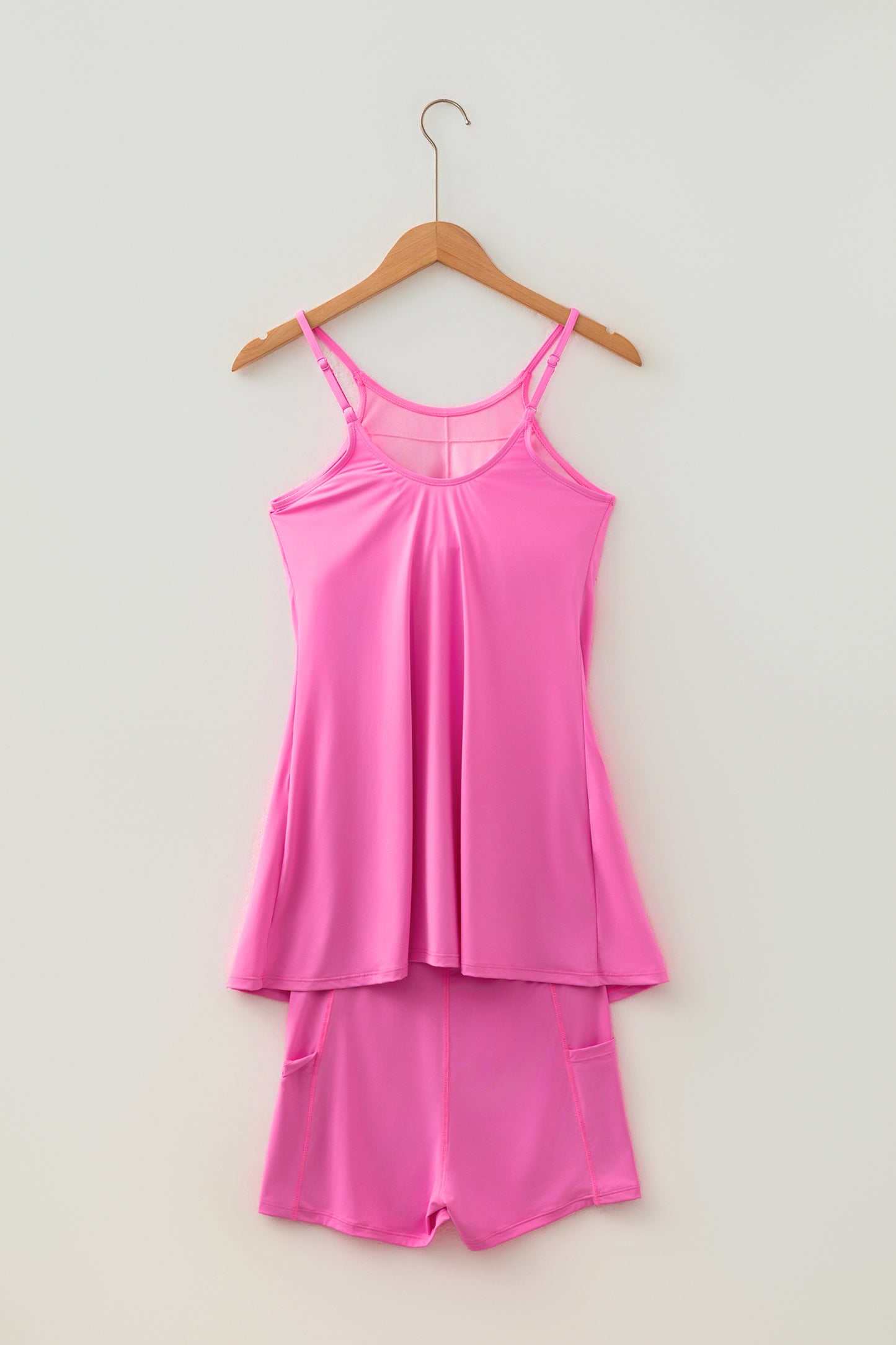 The Ultimate Two-Piece — Tunic Tank Dress & Athletic Shorts Set