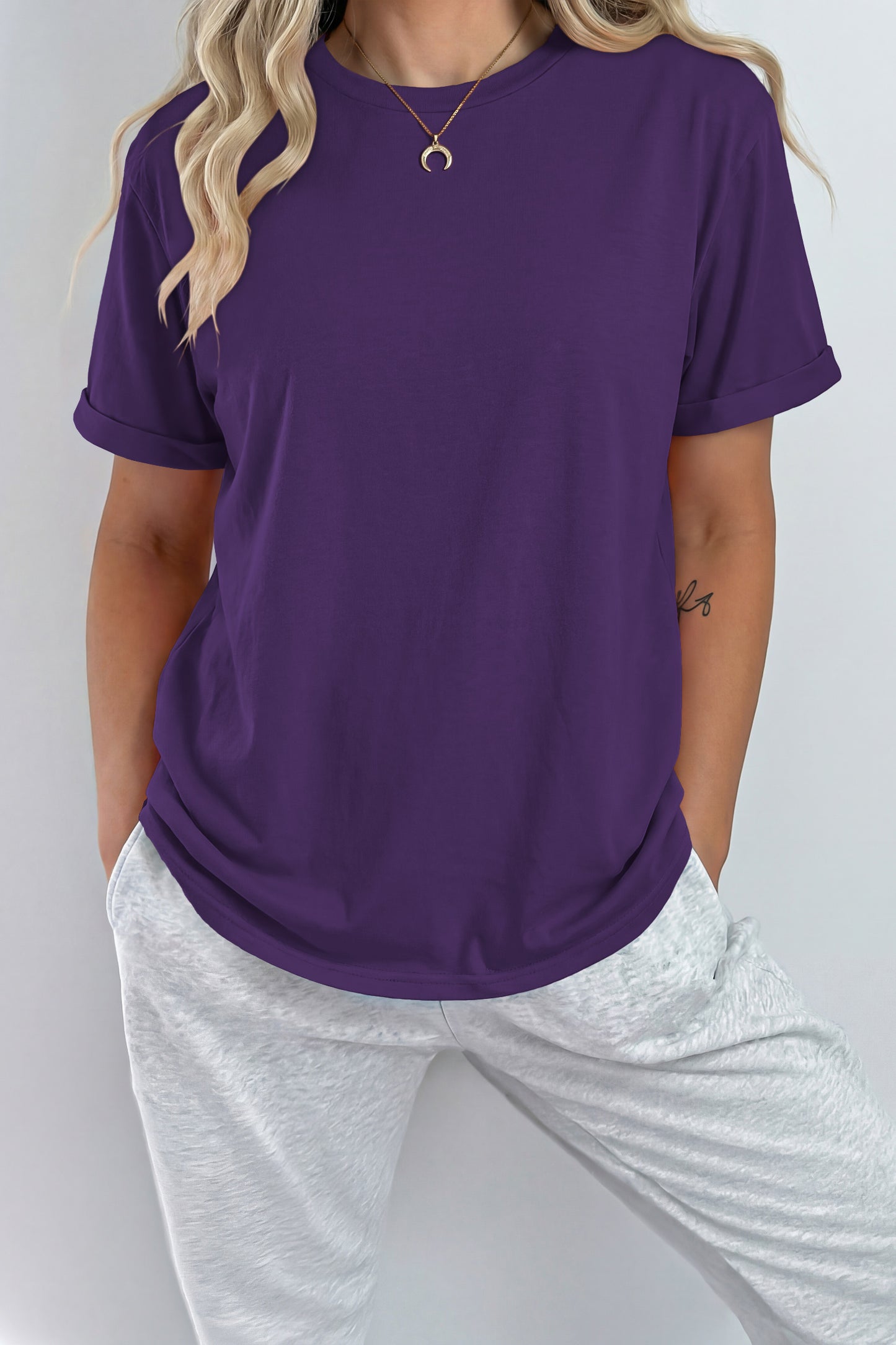 Must-Have Classic Crew Neck Tee
