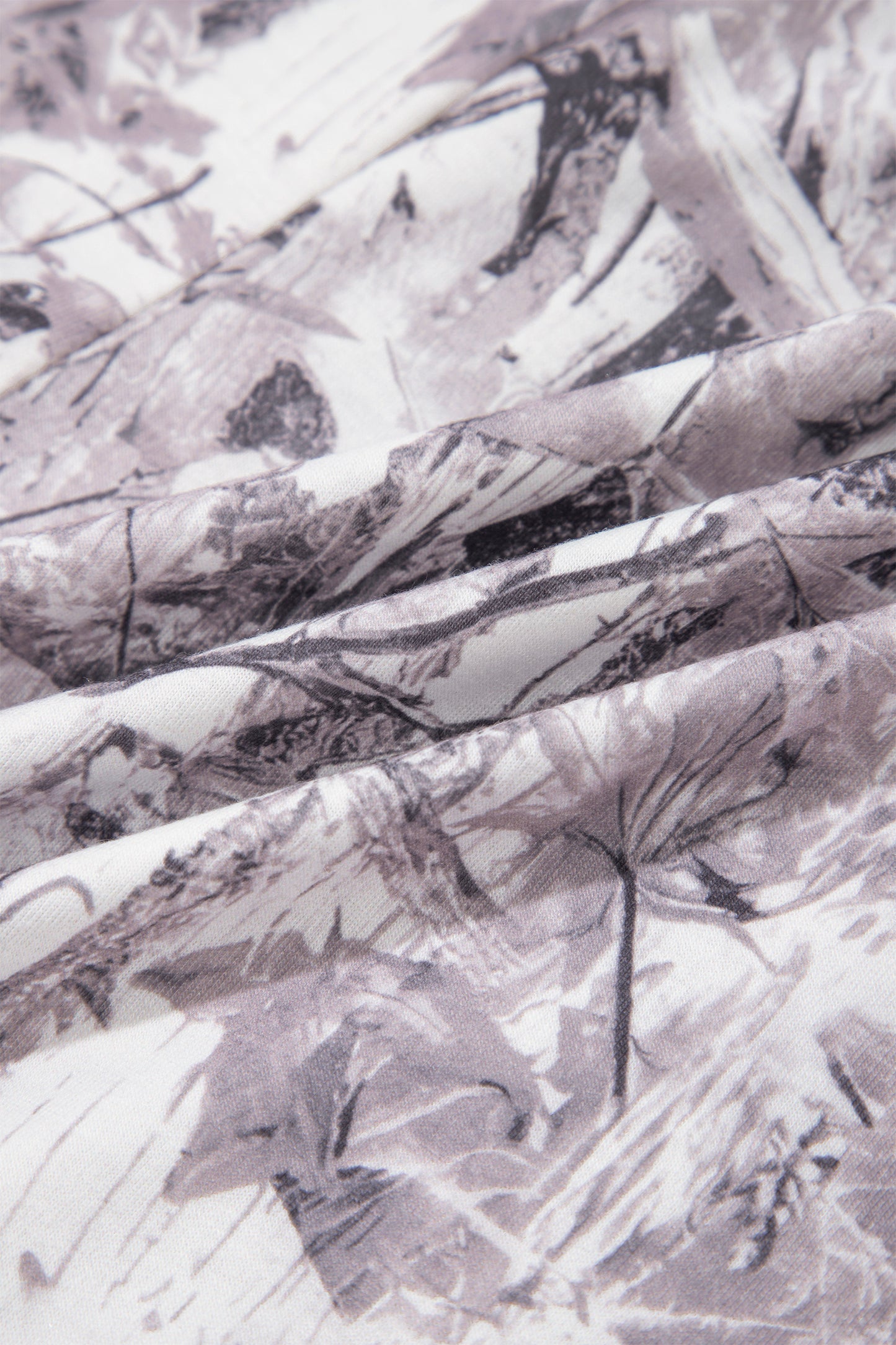 Khaki Camo Woodland Print Drawstring Active Shorts