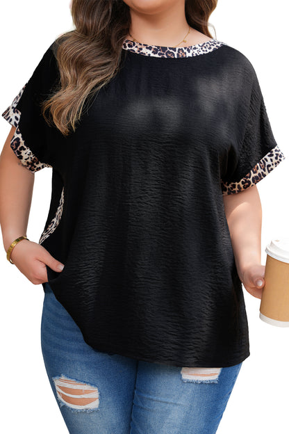 Reese Leopard Patchwork Tee