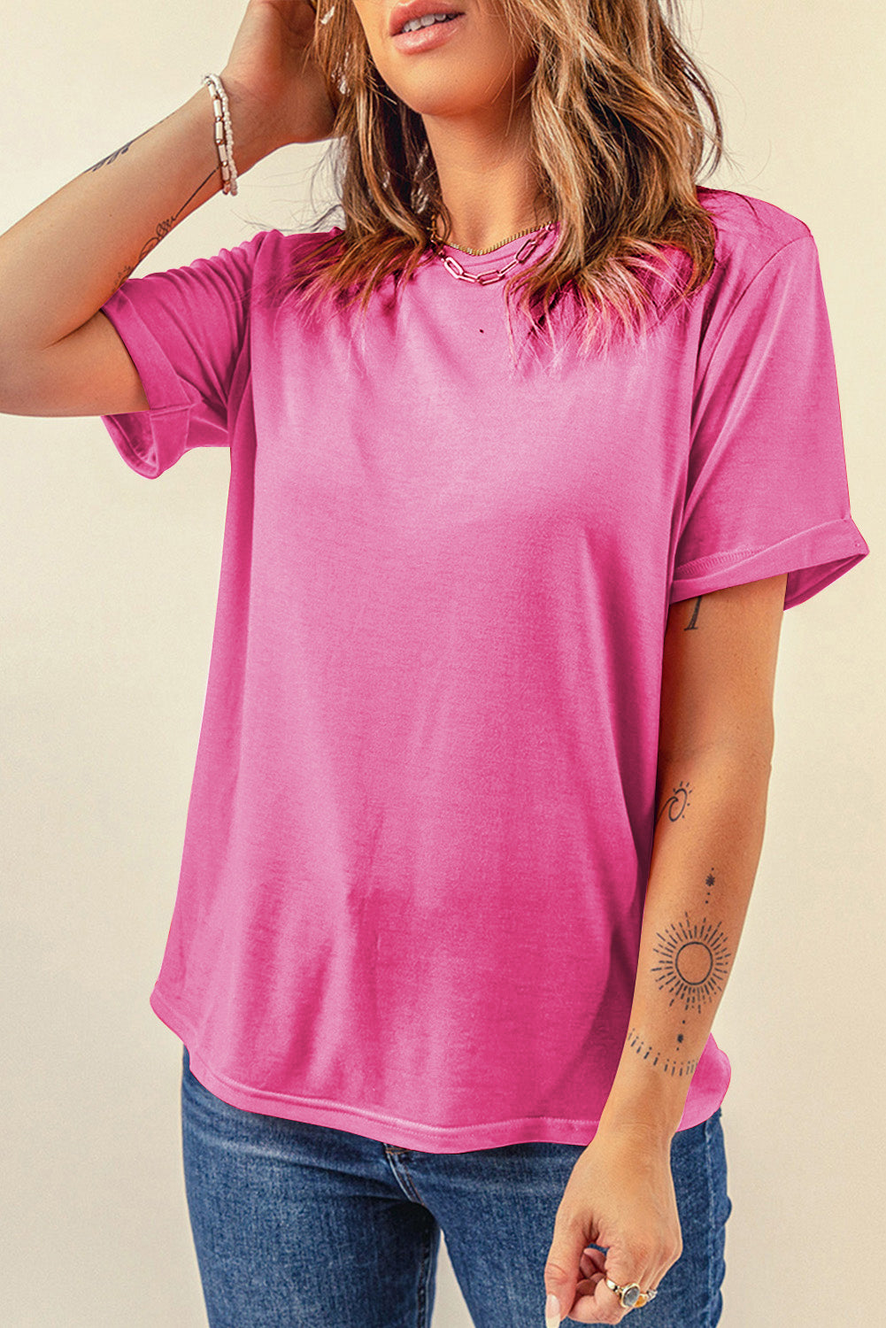 Must-Have Classic Crew Neck Tee
