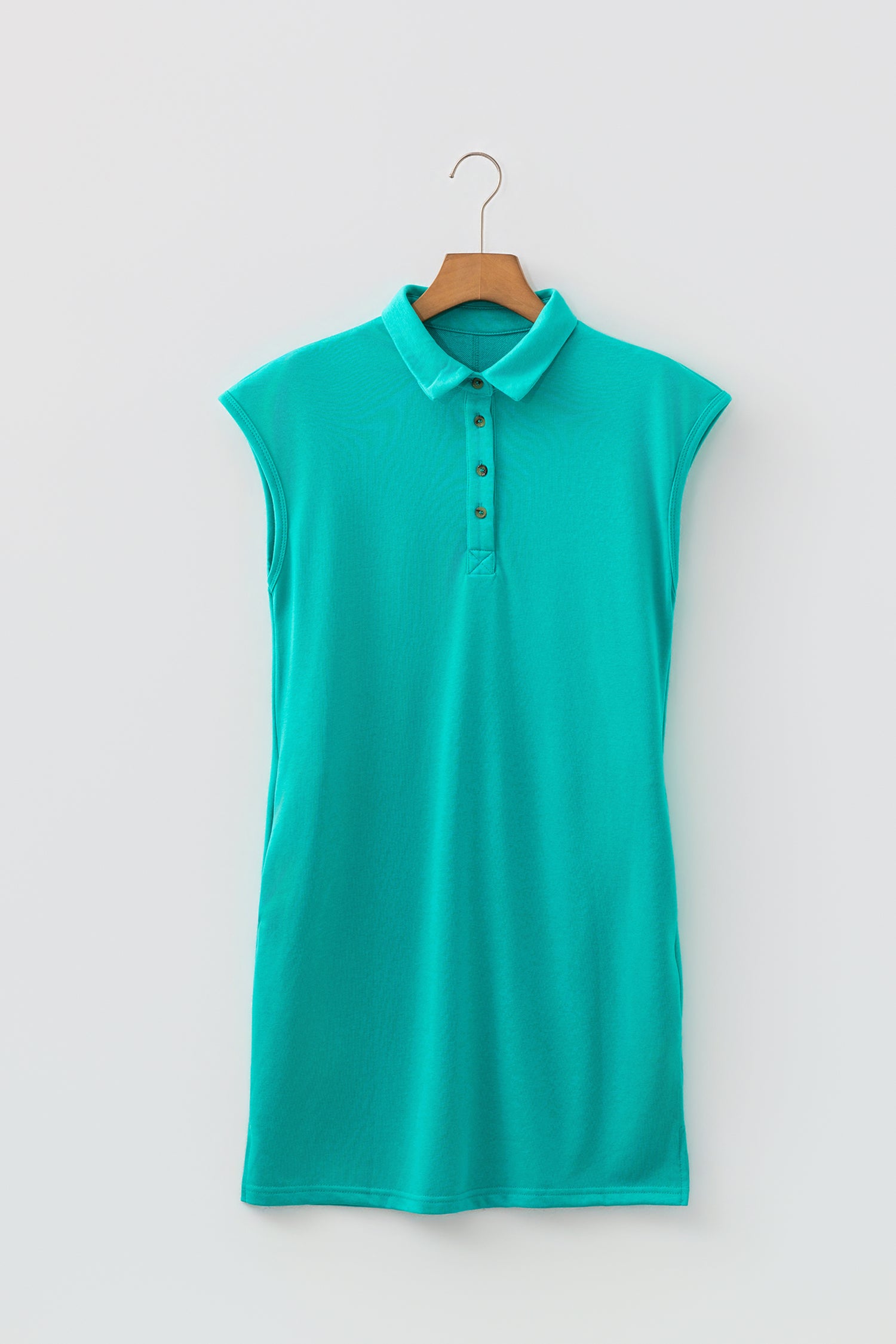 The Sea Green Dream — Relaxed Fit Polo Dress That Does It ALL!