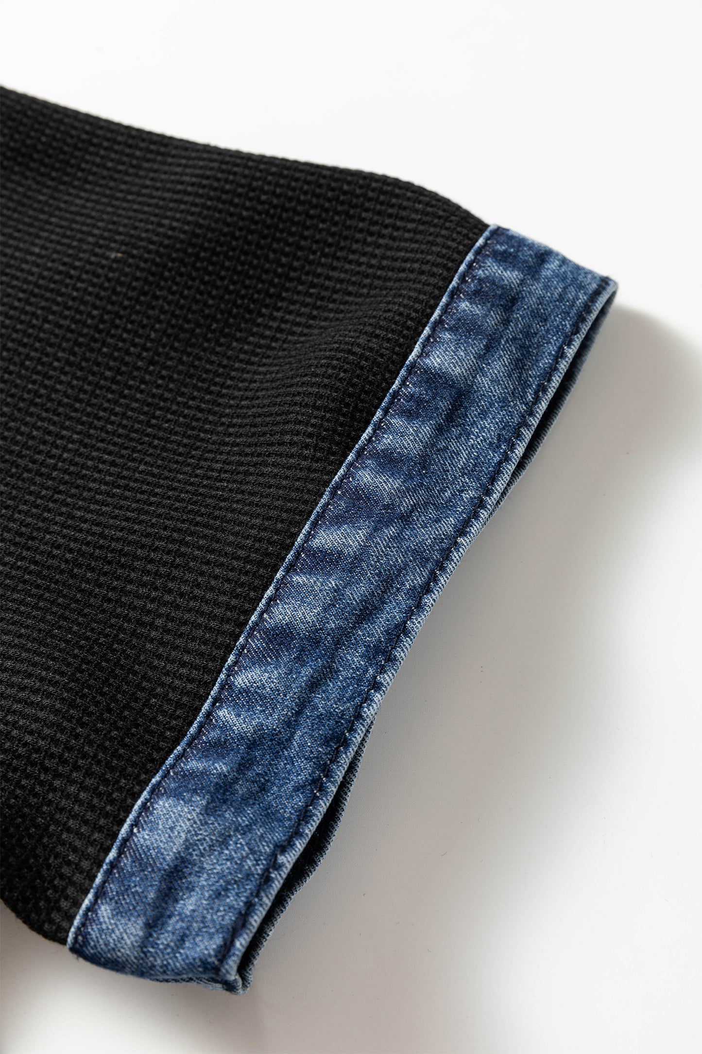Camden Colorblock Denim Collar Shift Dress