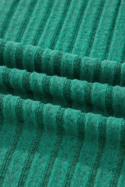 Sea Green Slim Ribbed Mineral Wash Tank Top