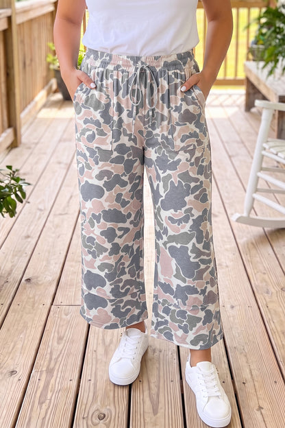 Sawyer Camo Cargo Ankle Pants