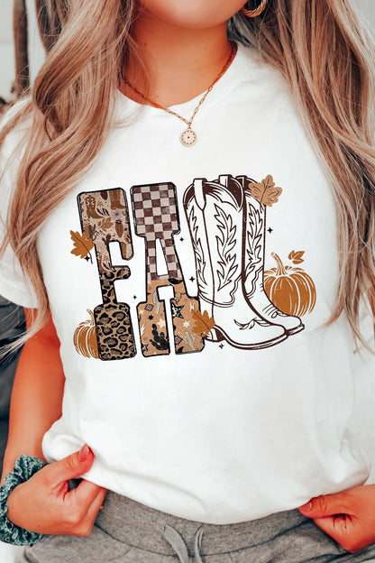 FALL | Western Print Graphic Tee