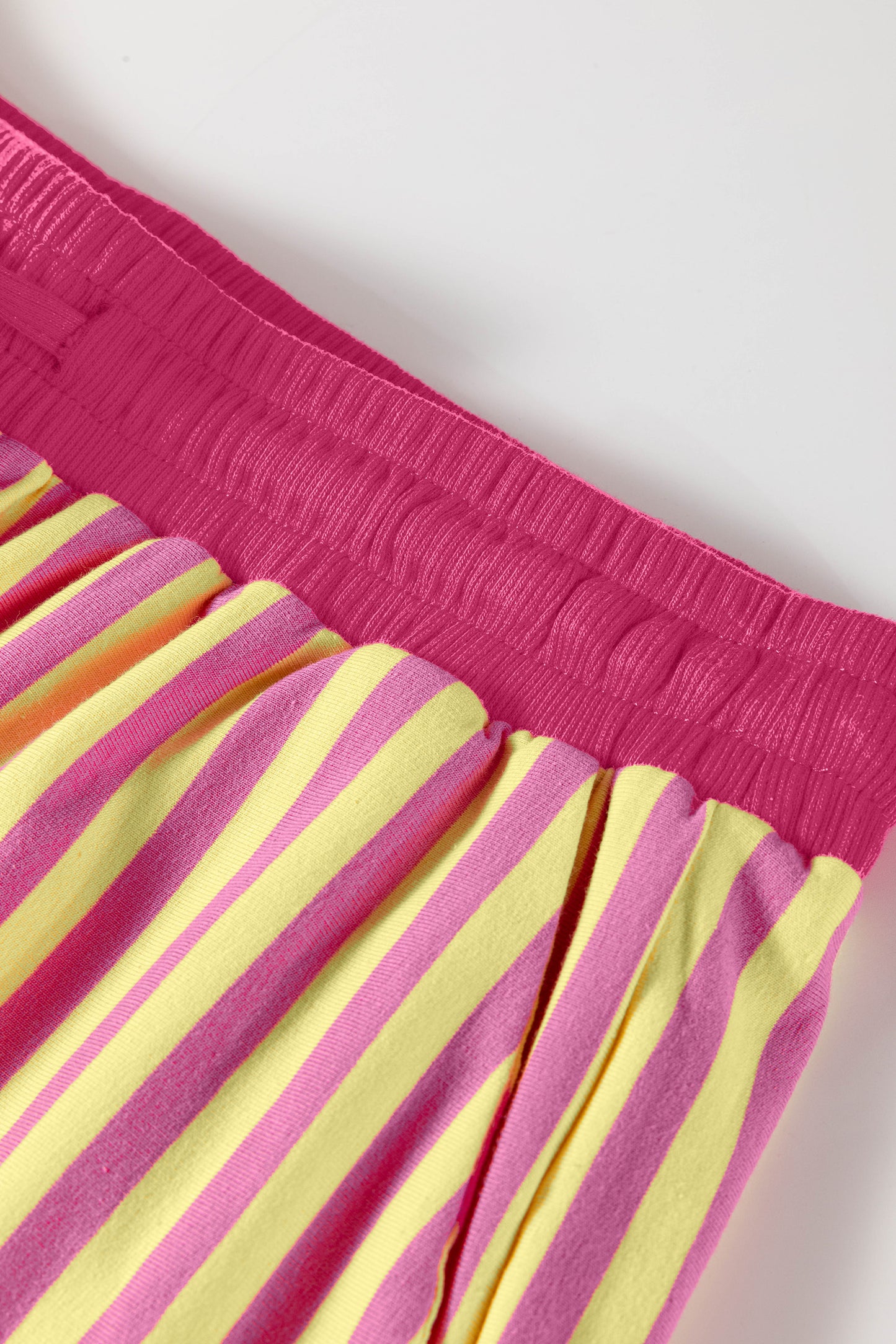 The Sporty Set – Stripe Trim Tee & Short Combo